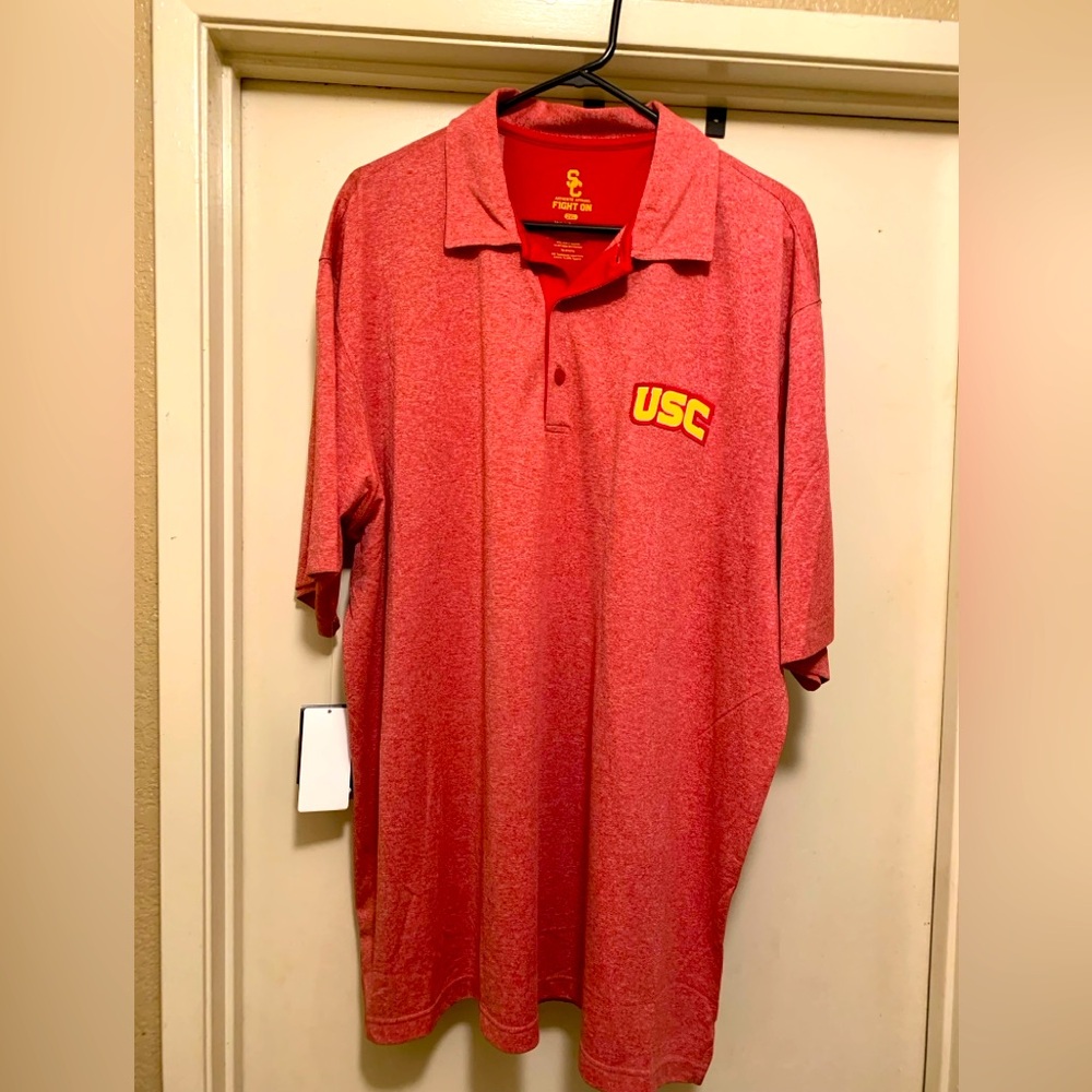 NWT • Adult Men’s Nike USC Red Polo Golf Shirt